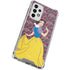 Disney Snow White Character with Floral Pattern Galaxy A53 5G Clear Case