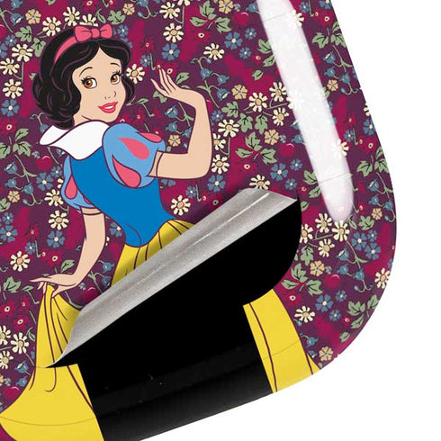Disney Snow White Character with Floral Pattern Galaxy Buds Pro Skin