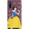 Disney Snow White Character with Floral Pattern Galaxy Note 10 Pro Case