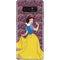 Disney Snow White Character with Floral Pattern Galaxy Note 8 Skin