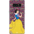 Disney Snow White Character with Floral Pattern Galaxy Note 8 Skin