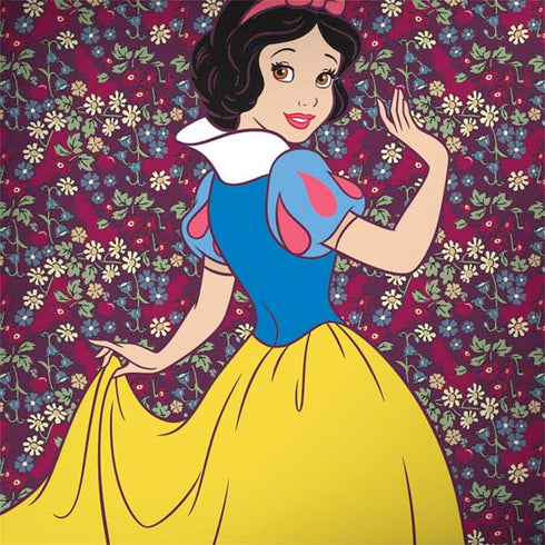 Disney Snow White Character with Floral Pattern Galaxy Note 8 Skin