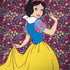 Disney Snow White Character with Floral Pattern Galaxy Note 8 Skin