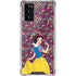 Disney Snow White Character with Floral Pattern Galaxy Note20 5G Clear Case