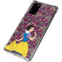 Disney Snow White Character with Floral Pattern Galaxy Note20 5G Clear Case