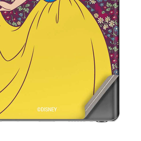 Disney Snow White Character with Floral Pattern Galaxy Note20 5G Skin