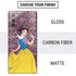 Disney Snow White Character with Floral Pattern Galaxy Note20 5G Skin