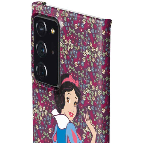 Disney Snow White Character with Floral Pattern Galaxy Note20 Ultra 5G Lite Case