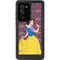 Disney Snow White Character with Floral Pattern Galaxy Note20 Ultra 5G Waterproof Case