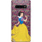 Disney Snow White Character with Floral Pattern Galaxy S10 Plus Skin
