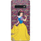 Disney Snow White Character with Floral Pattern Galaxy S10 Skin