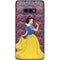 Disney Snow White Character with Floral Pattern Galaxy S10e Skin