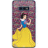 Disney Snow White Character with Floral Pattern Galaxy S10e Skin