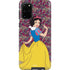 Disney Snow White Character with Floral Pattern Galaxy S20 Plus Pro Case