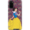 Disney Snow White Character with Floral Pattern Galaxy S20 Pro Case
