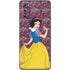Disney Snow White Character with Floral Pattern Galaxy S20 Skin