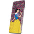 Disney Snow White Character with Floral Pattern Galaxy S20 Skin