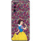 Disney Snow White Character with Floral Pattern Galaxy S20 Ultra 5G Skin