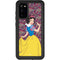 Disney Snow White Character with Floral Pattern Galaxy S20 Waterproof Case