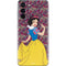 Disney Snow White Character with Floral Pattern Galaxy S21 5G Skin
