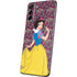 Disney Snow White Character with Floral Pattern Galaxy S21 5G Skin