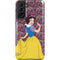 Disney Snow White Character with Floral Pattern Galaxy S21 FE Pro Case