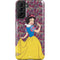 Disney Snow White Character with Floral Pattern Galaxy S21 Plus 5G Pro Case