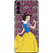 Disney Snow White Character with Floral Pattern Galaxy S21 Plus 5G Skin