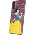Disney Snow White Character with Floral Pattern Galaxy S21 Plus 5G Skin