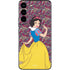 Disney Snow White Character with Floral Pattern Galaxy S22 Skin