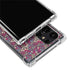 Disney Snow White Character with Floral Pattern Galaxy S22 Ultra Clear Case