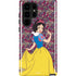 Disney Snow White Character with Floral Pattern Galaxy S22 Ultra Pro Case