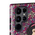 Disney Snow White Character with Floral Pattern Galaxy S22 Ultra Pro Case