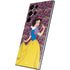 Disney Snow White Character with Floral Pattern Galaxy S22 Ultra Skin