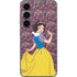 Disney Snow White Character with Floral Pattern Galaxy S23 Skin