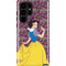 Disney Snow White Character with Floral Pattern Galaxy S24 Ultra Impact Case