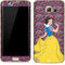 Disney Snow White Character with Floral Pattern Galaxy S7 Edge Skin