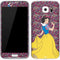 Disney Snow White Character with Floral Pattern Galaxy S7 Skin