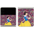 Disney Snow White Character with Floral Pattern Galaxy Z Flip3 5G Skin
