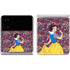 Disney Snow White Character with Floral Pattern Galaxy Z Flip4 5G Skin