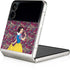 Disney Snow White Character with Floral Pattern Galaxy Z Flip4 5G Skin