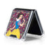 Disney Snow White Character with Floral Pattern Galaxy Z Flip5 5G Clear Case