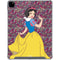 Disney Snow White Character with Floral Pattern iPad Pro 12.9in (2020) Clear Case