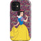 Disney Snow White Character with Floral Pattern iPhone 12 Mini Impact Case