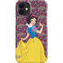 Disney Snow White Character with Floral Pattern iPhone 12 Mini Lite Case