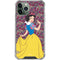 Disney Snow White Character with Floral Pattern iPhone 12 Pro Max Clear Case