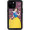 Disney Snow White Character with Floral Pattern iPhone 13 Mini Waterproof Case