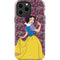 Disney Snow White Character with Floral Pattern iPhone 13 Pro Max Impact Case