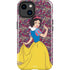 Disney Snow White Character with Floral Pattern iPhone 14 Plus Impact Case