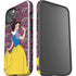 Disney Snow White Character with Floral Pattern iPhone 14 Plus Impact Case